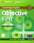 Objetive First Certificate, Student ́s Book Without Key + CD