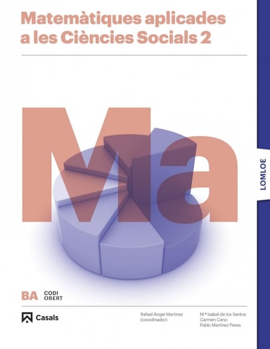 Matemáticas aplicades a les Ciències Socials, 2 BA, Codi obert