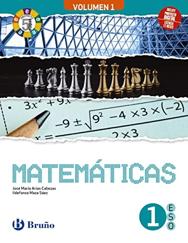 Matemáticas 1 ESO 3 volúmenes Proyecto 5 etapas