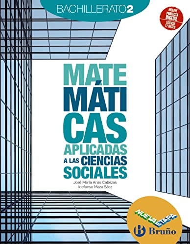 Matemáticas aplicadas a las ciencias sociales, 2 Bachillerato, Nueva Etapa