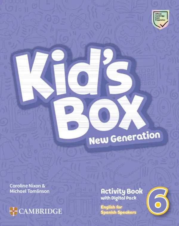 Kid's Box, New Generation, 6, English for Spanish Speakers: Activity book with digital pack