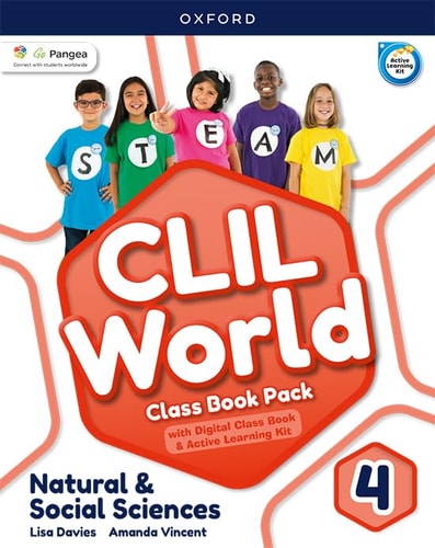 CLIL World, Natural & Social Sciences 4 Class book pack with digital class book & active learnig kit