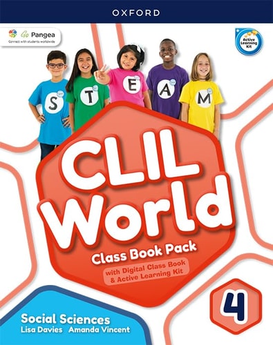 CLIL World, Social Sciences 4 Class book pack with digital class book & active learnig kit