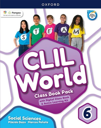 CLIL world, Social Sciences 6 Class book pack with digital class book & active learnig kit