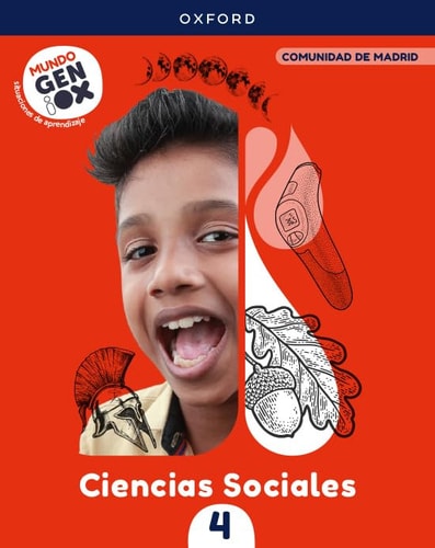 Ciencias Sociales, 4 Primaria, Comunidad de Madrid, Mundo Geniox