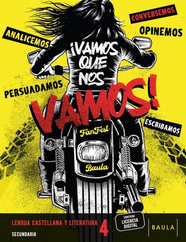 Lengua castellana y literatura 4o Secundaria Libro alumno Fanfest