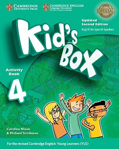 Kid's Box Level 4 Activity Book + My Home Booklet, English for Spanish Speakers