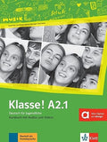 Klasse! A2.1 Livre de l'élève. Avec pistes audios + vidéos