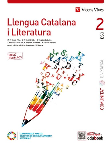 Llengua Catalana i Literatura, 2 ESO, edició per blocs, Comunitat en Xarxa