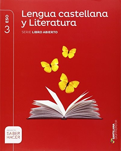 Lengua castellana y literatura, 3 ESO serie Libro abierto