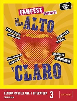 LENGUA CASTELLANA Y LITERATURA 3º ESO PROYECTO FANFEST MURCIA