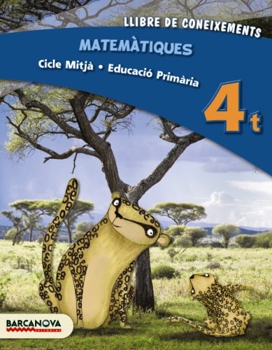 Matemàtiques 4t cicle mitjà, Educació Primària : Llibre de coneixements