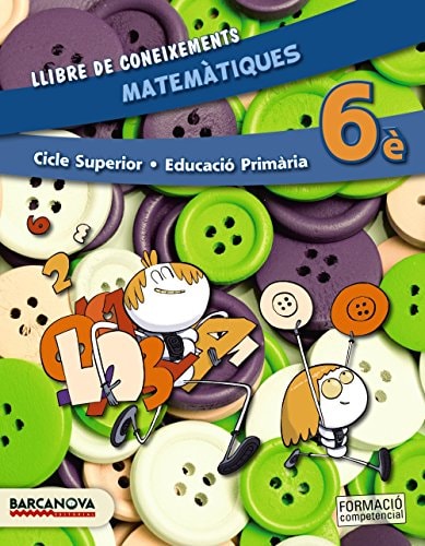 Matemàtiques, 6è, cicle superior, Educació Primària Llibre de coneixements