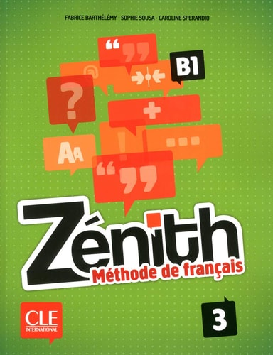 Zénith 3 B1 Méthode de français