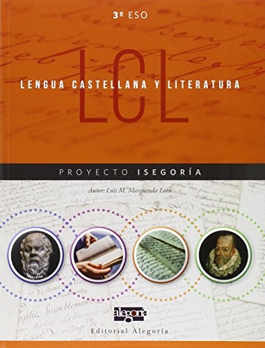Lengua castellana y literatura, 3o ESO proyecto Isegoría