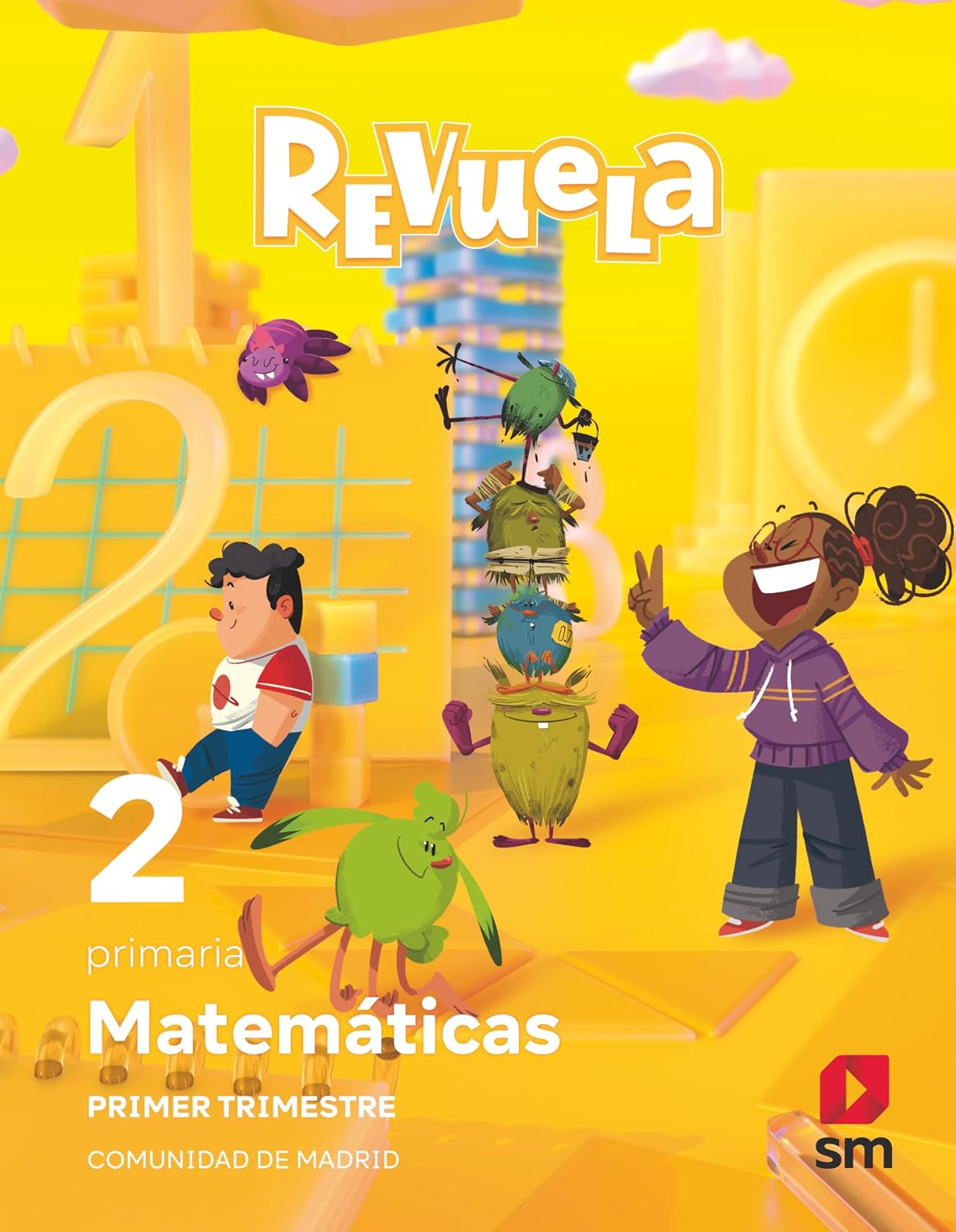 MATEMÁTICAS 2º PRIMARIA. TRIMESTRES. SERIE REVUELA (COMUNIDAD DE MADRID)