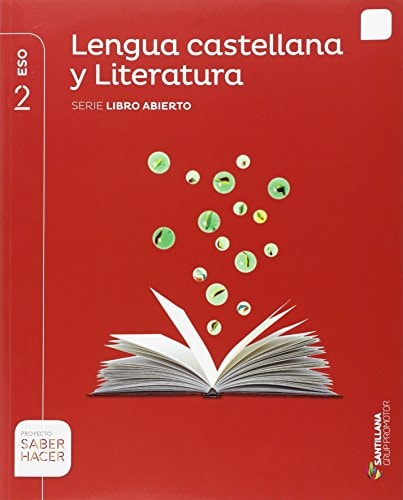 Lengua castellana y literatura, 2 ESO serie Libro abierto