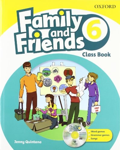 Family & Friends 6 Cb & M-rom Pk