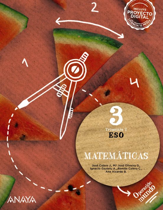 Matematicas 3ºeso Trimestres Andalucia.