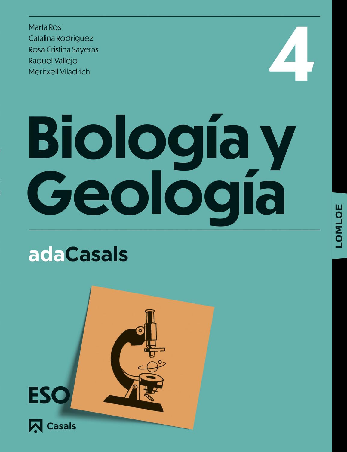 Libro guía Biología y Geología 4 ESO ADA LOMLOE