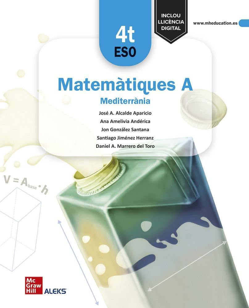 Matemàtiques A 4t ESO - Mediterrània (LOMLOE)