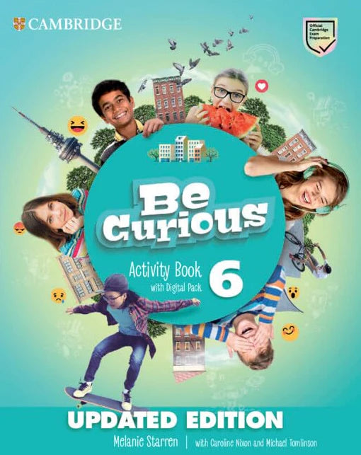 Be Courious 6 updated edition activity book with digital pack