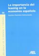 Importancia del leasing en la economia española