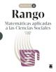 Rango. Matemáticas aplicadas a las CCSS 2 BCH